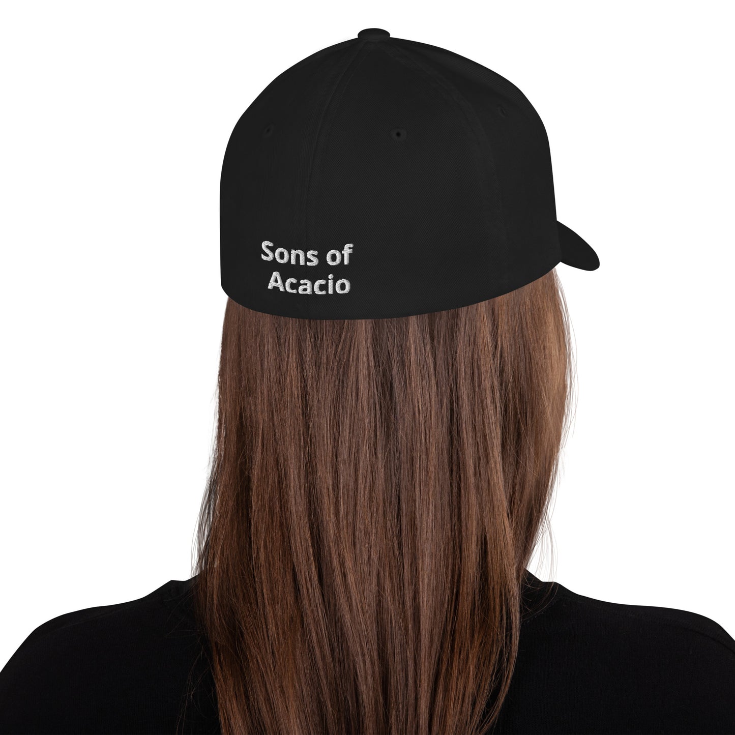 SOA American Flag Skull Flex Fit Cap