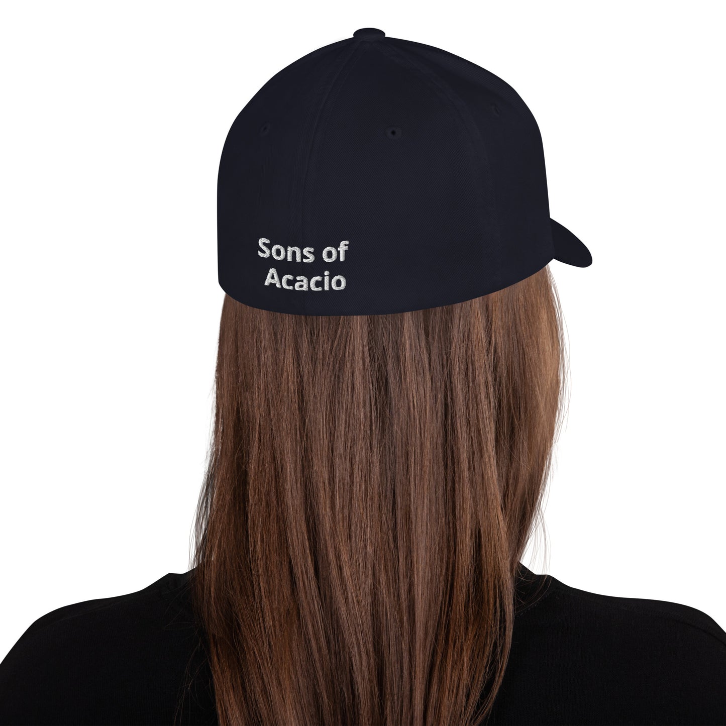 SOA American Flag Skull Flex Fit Cap