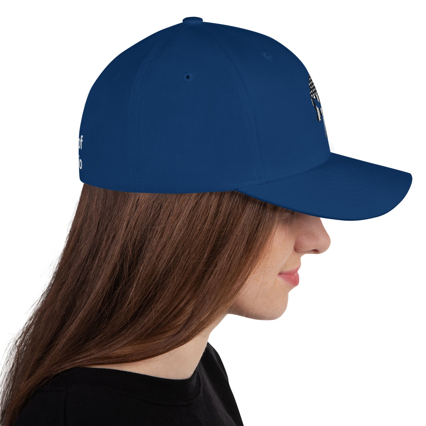 SOA American Flag Skull Flex Fit Cap