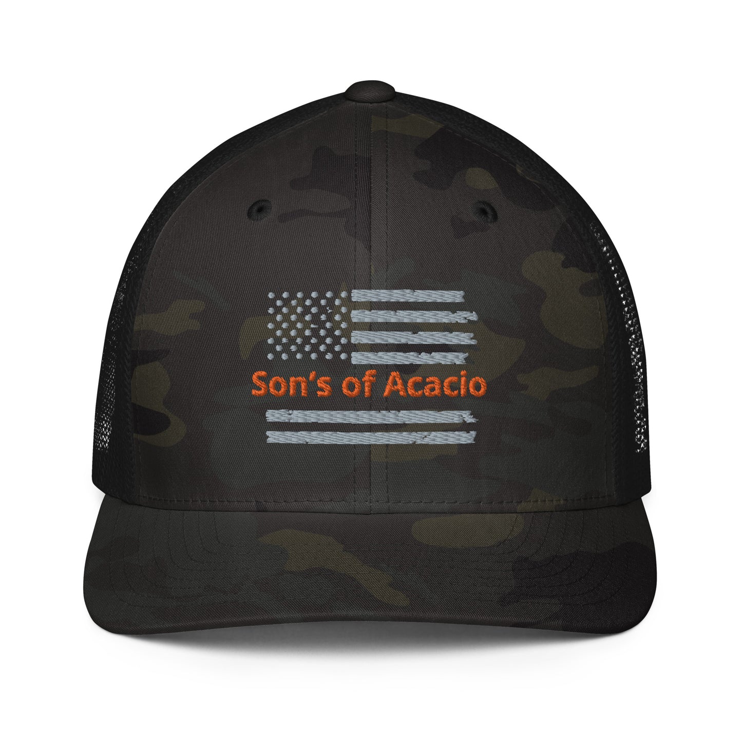 SOA Flag flex fit trucker cap