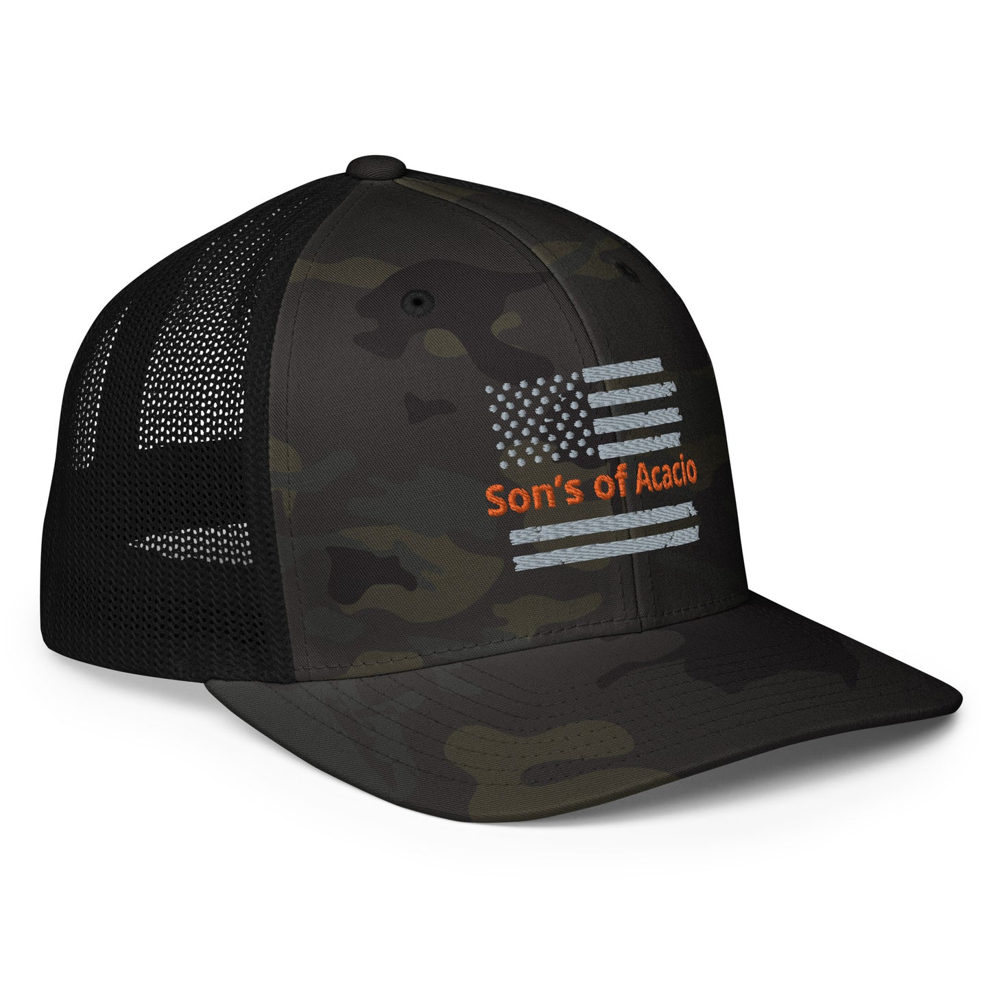 SOA Flag flex fit trucker cap