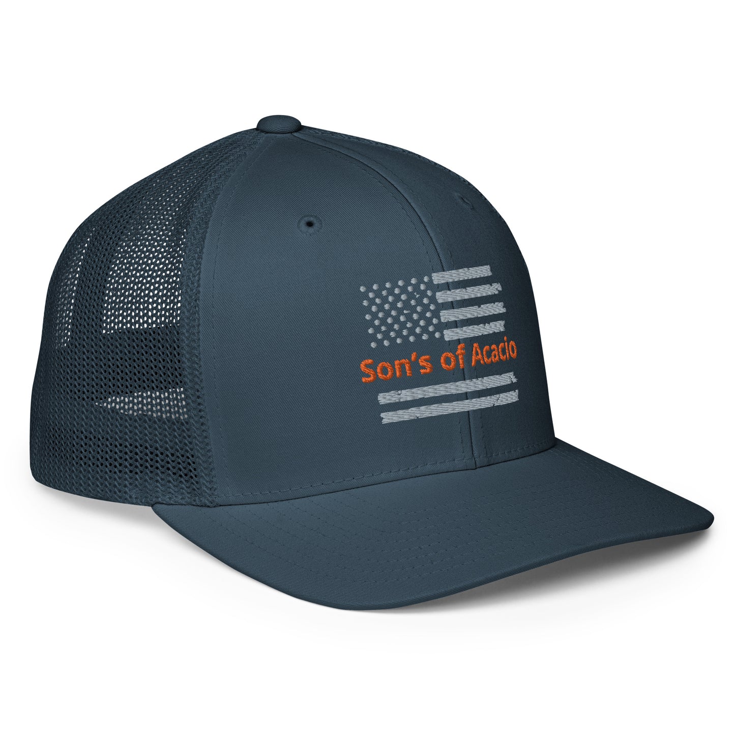 SOA Flag flex fit trucker cap