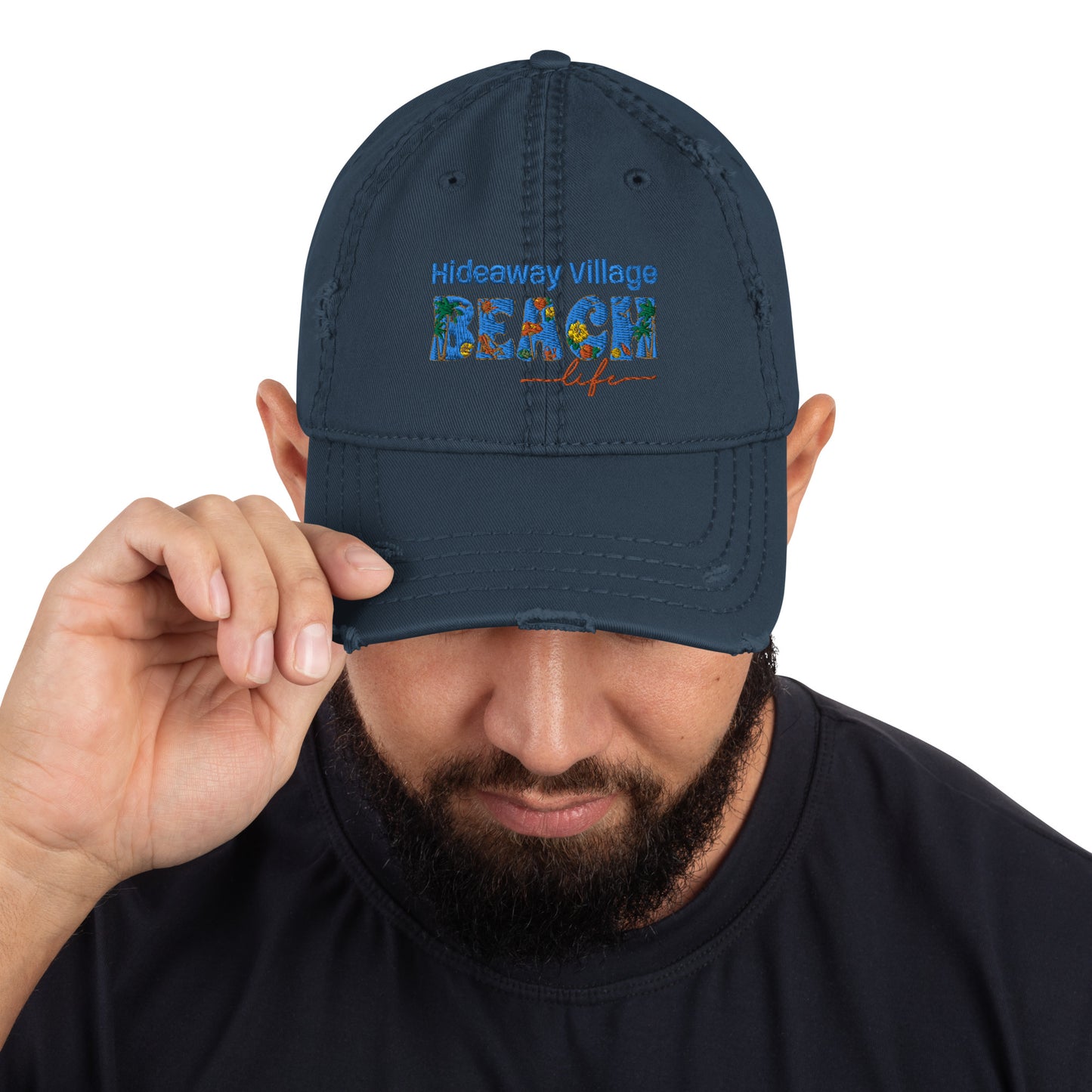 Hideaway Distressed Dad Hat