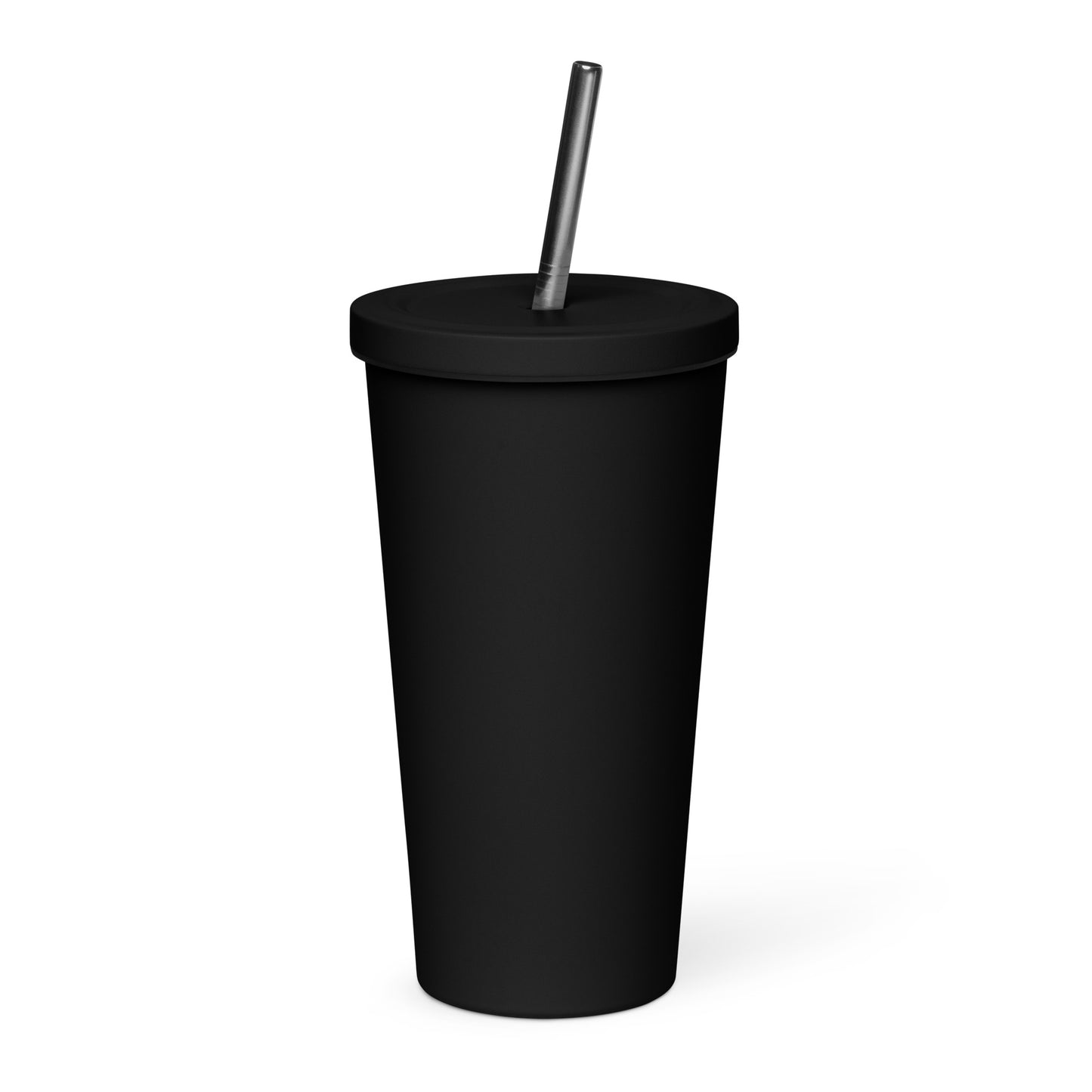 Growth n Retention Insulated tumbler with a straw
