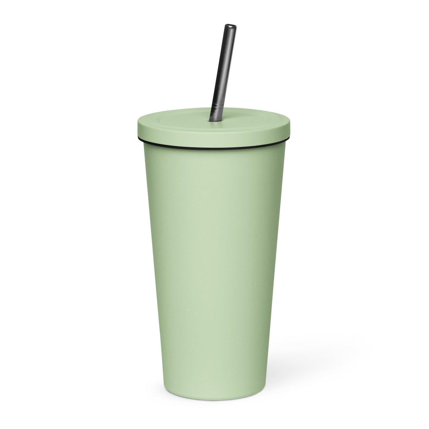 Growth n Retention Insulated tumbler with a straw