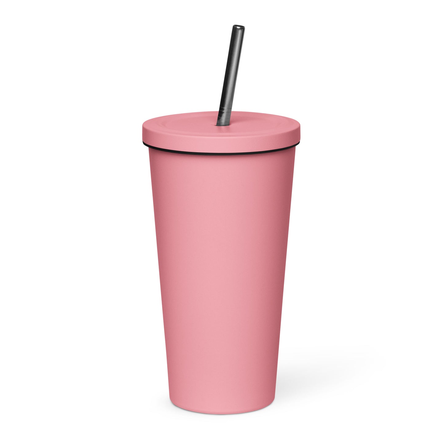 Growth n Retention Insulated tumbler with a straw