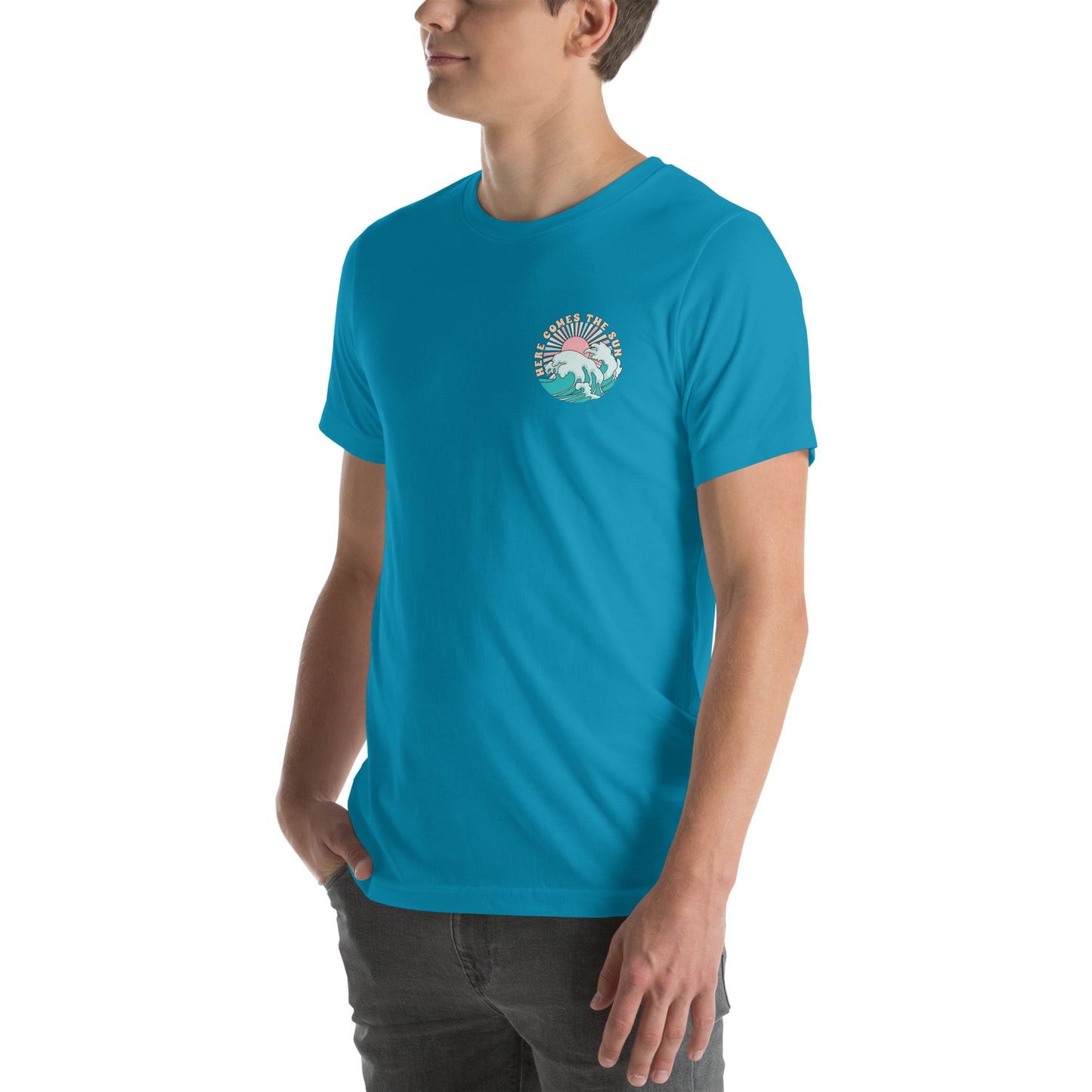 Hideaway here comes the sun men’s t-shirt