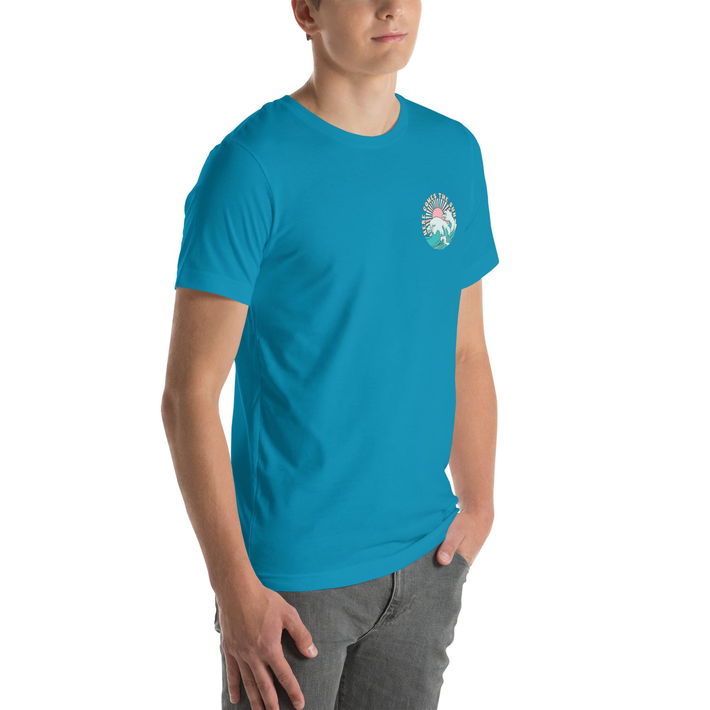 Hideaway here comes the sun men’s t-shirt