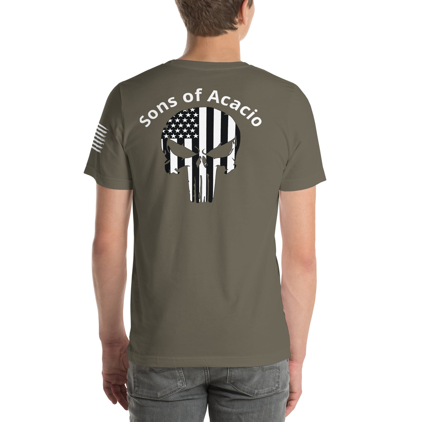 SOA American Flag Skull t-shirt