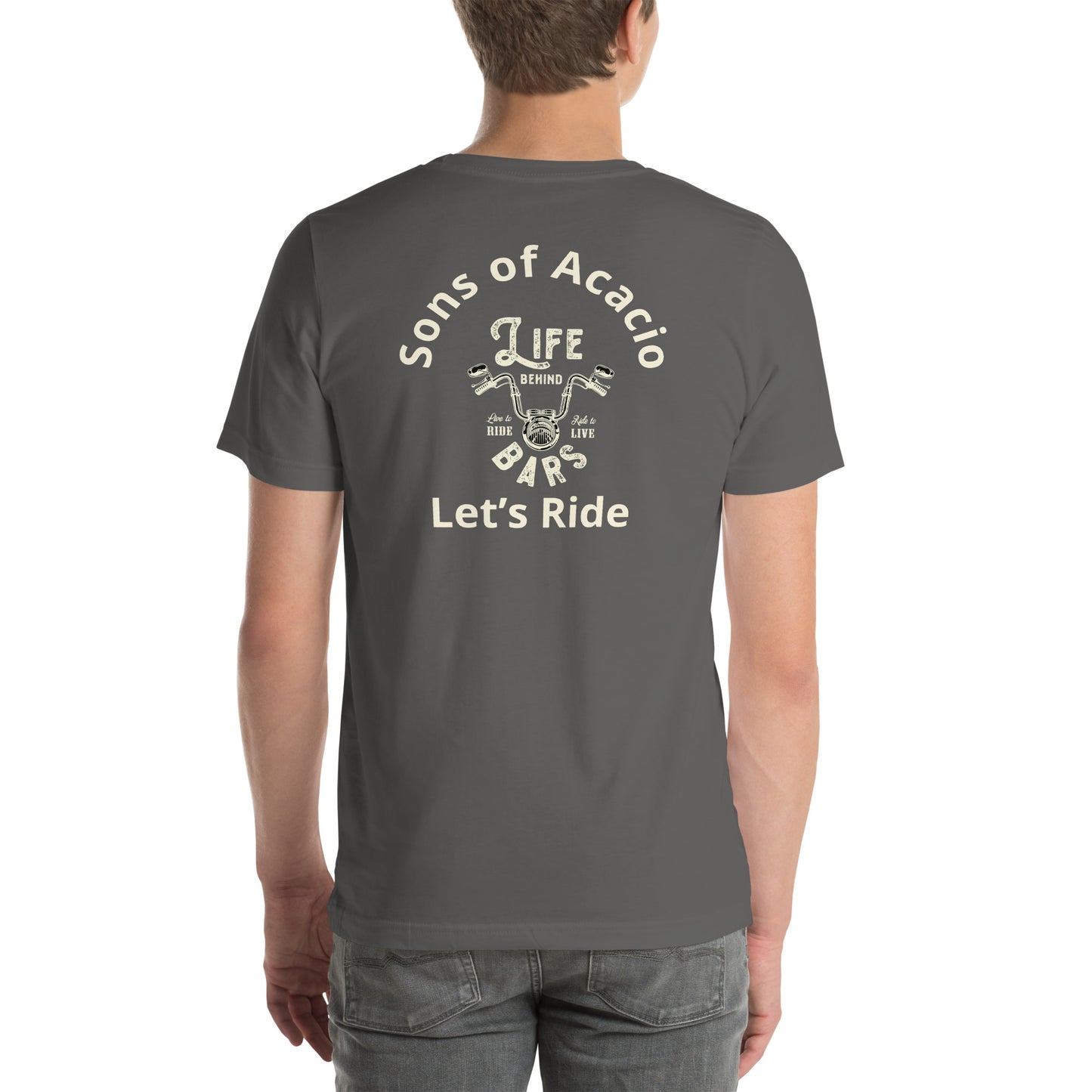 SOA Life behind bars back Unisex t-shirt