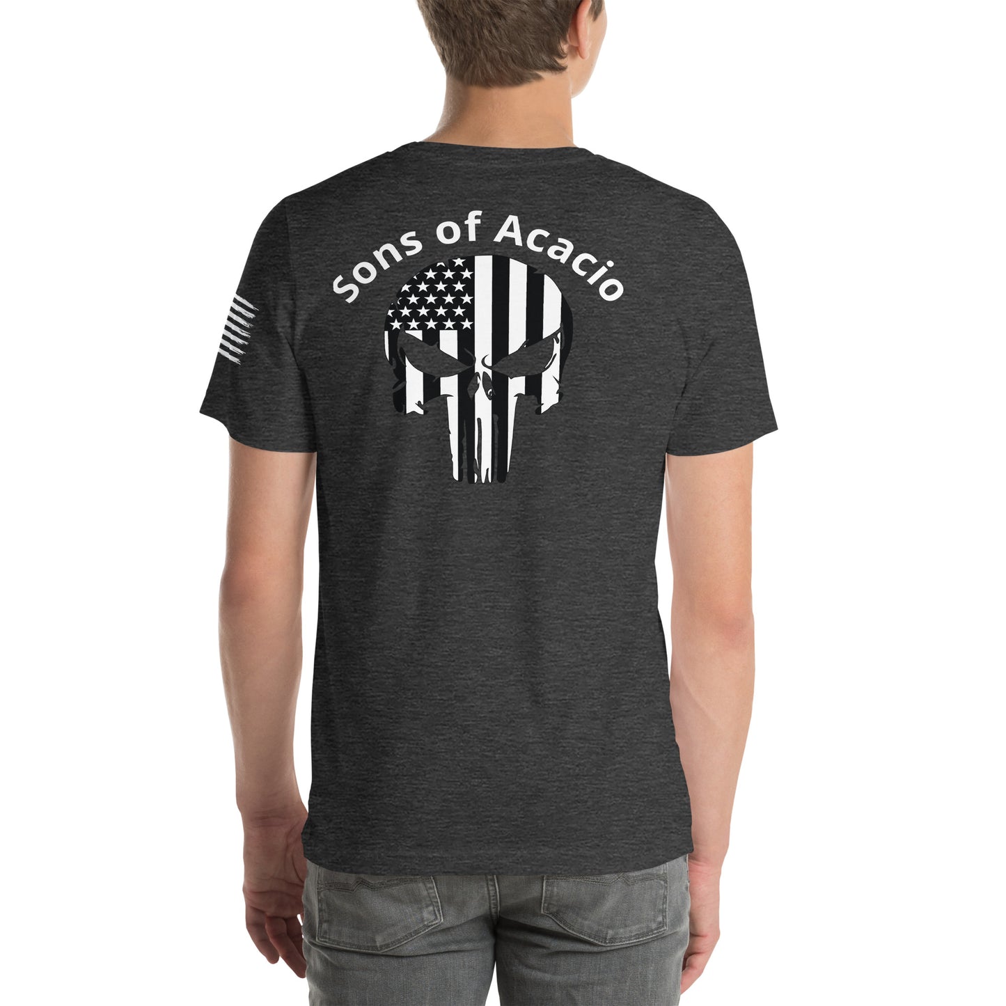 SOA American Flag Skull t-shirt