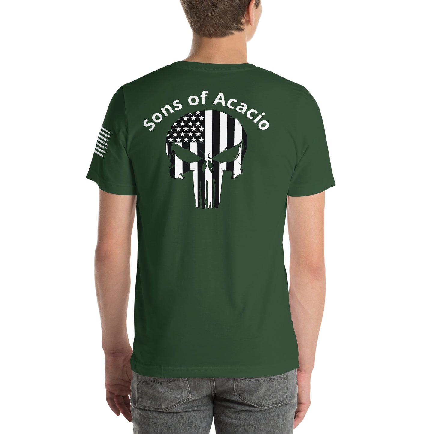 SOA American Flag Skull t-shirt