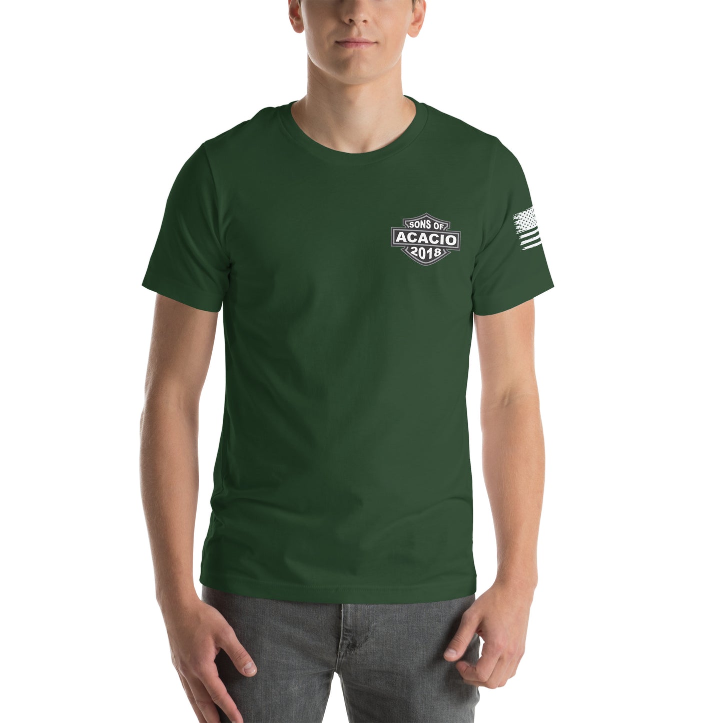 SOA American Flag Skull t-shirt