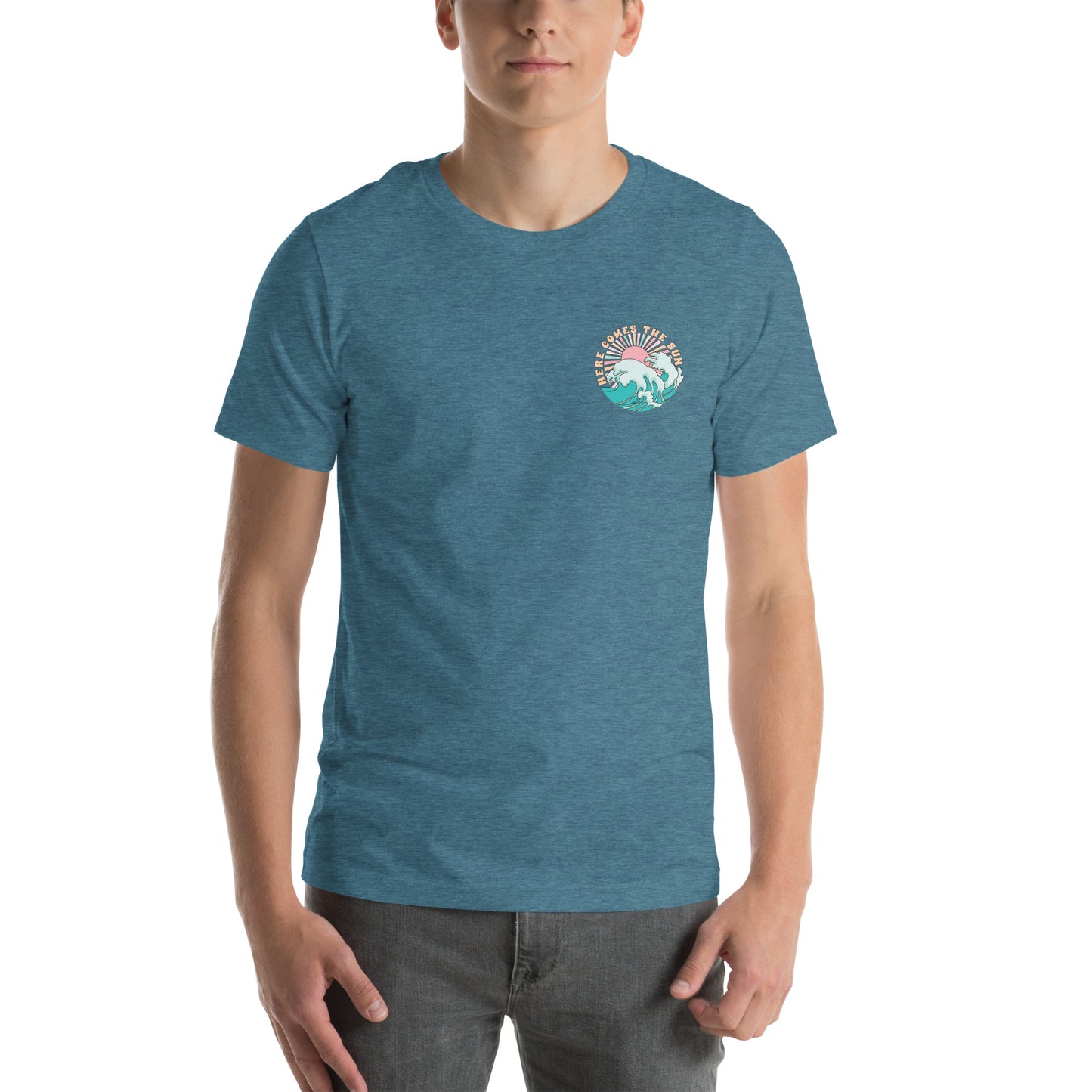 Hideaway here comes the sun men’s t-shirt