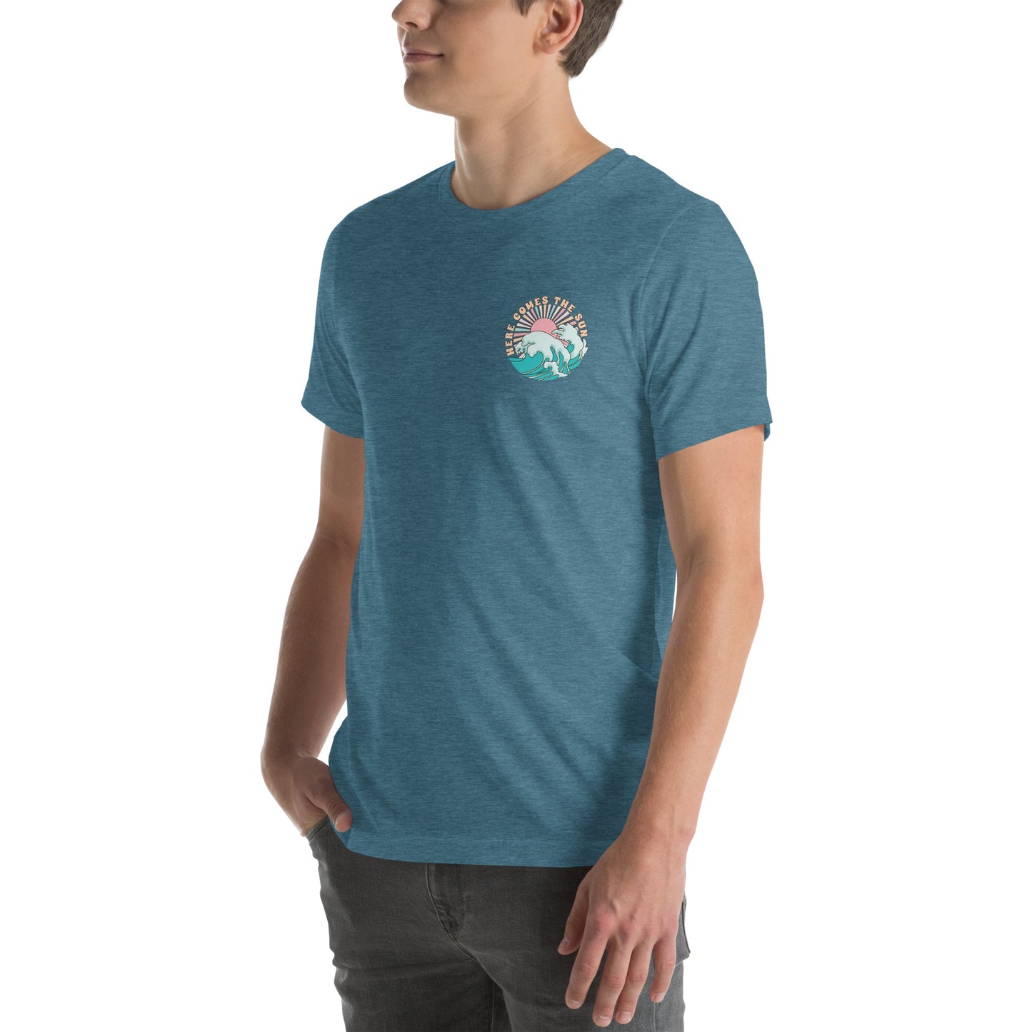 Hideaway here comes the sun men’s t-shirt