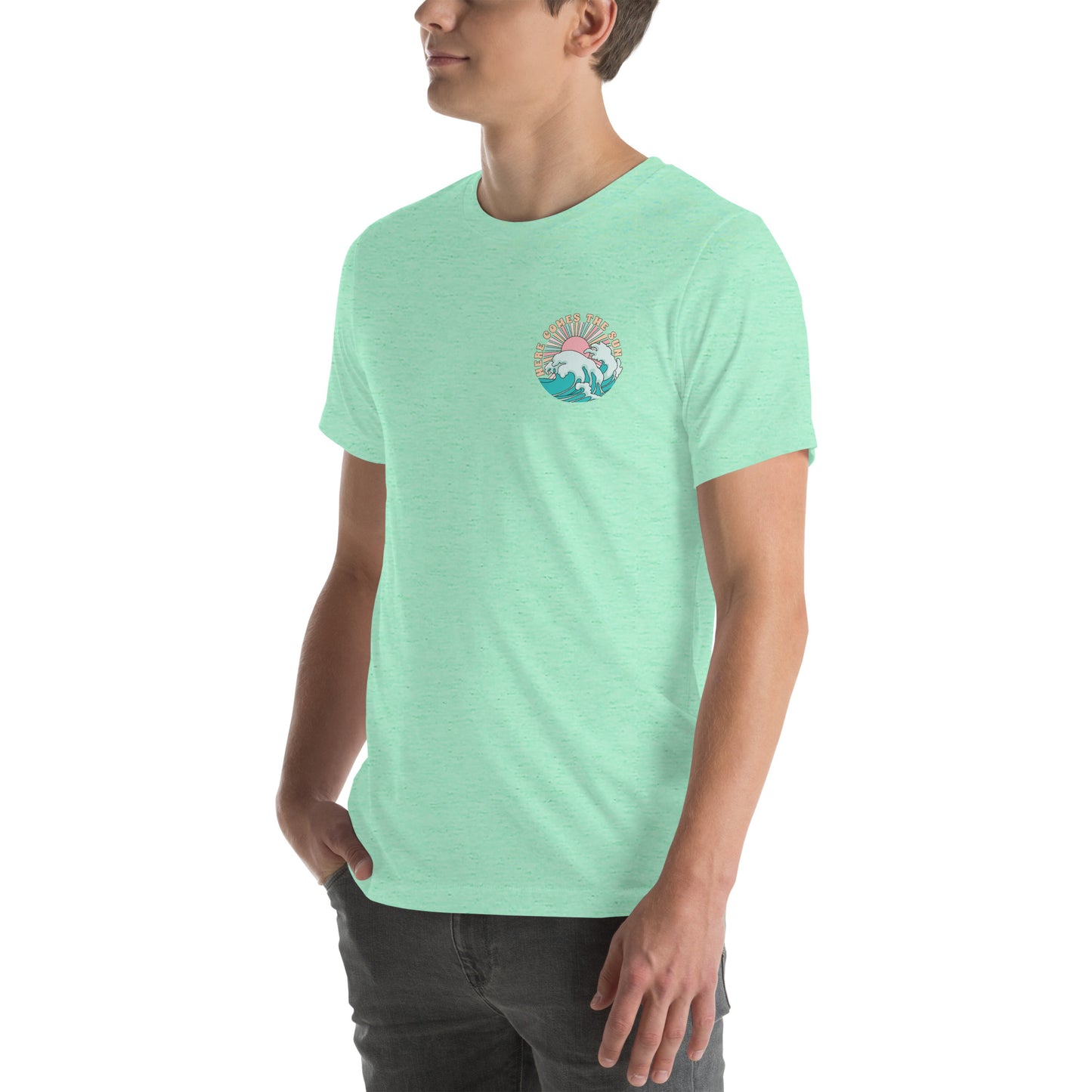 Hideaway here comes the sun men’s t-shirt