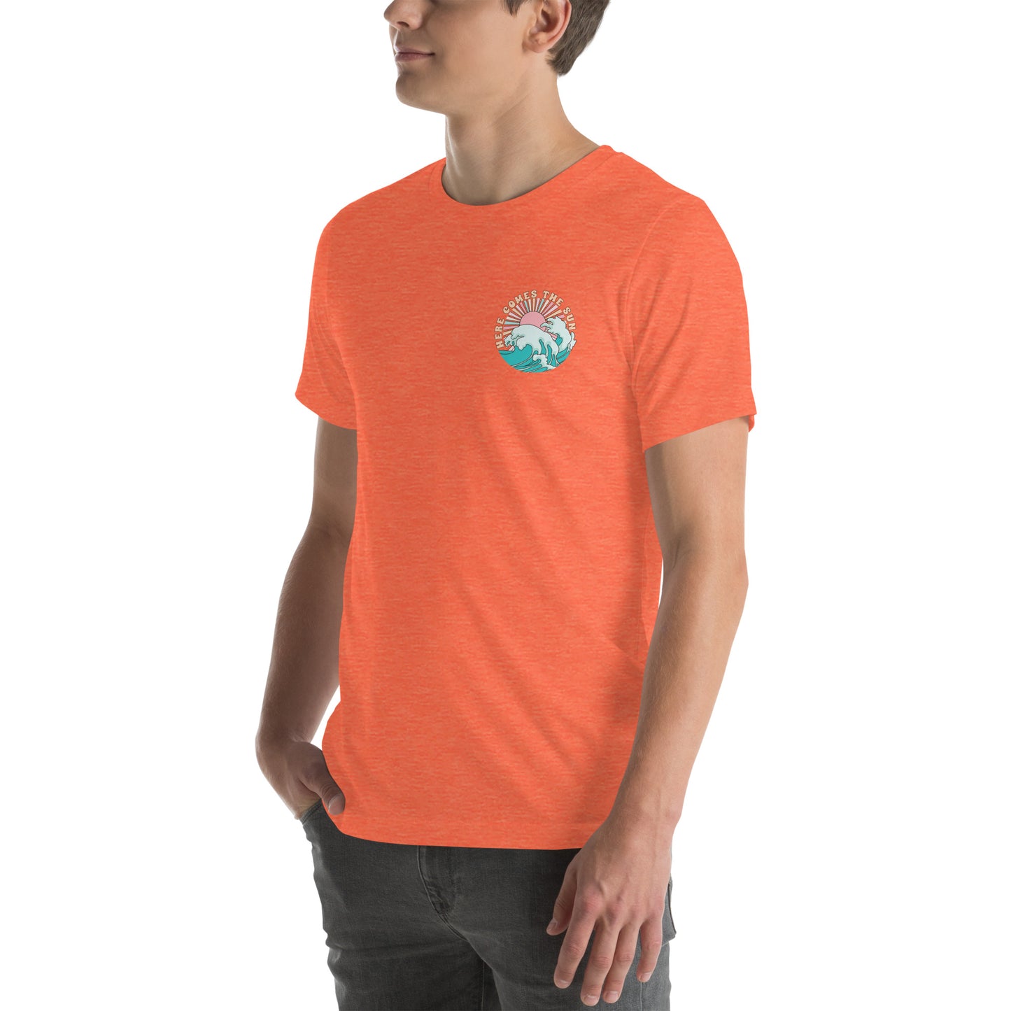Hideaway here comes the sun men’s t-shirt
