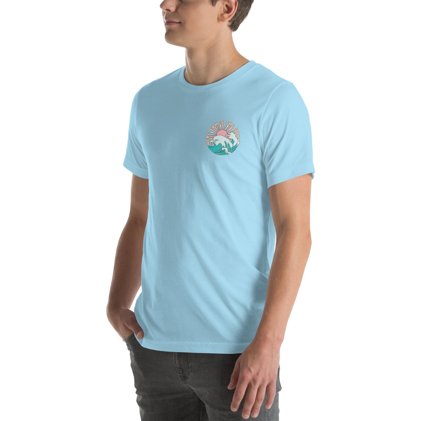Hideaway here comes the sun men’s t-shirt