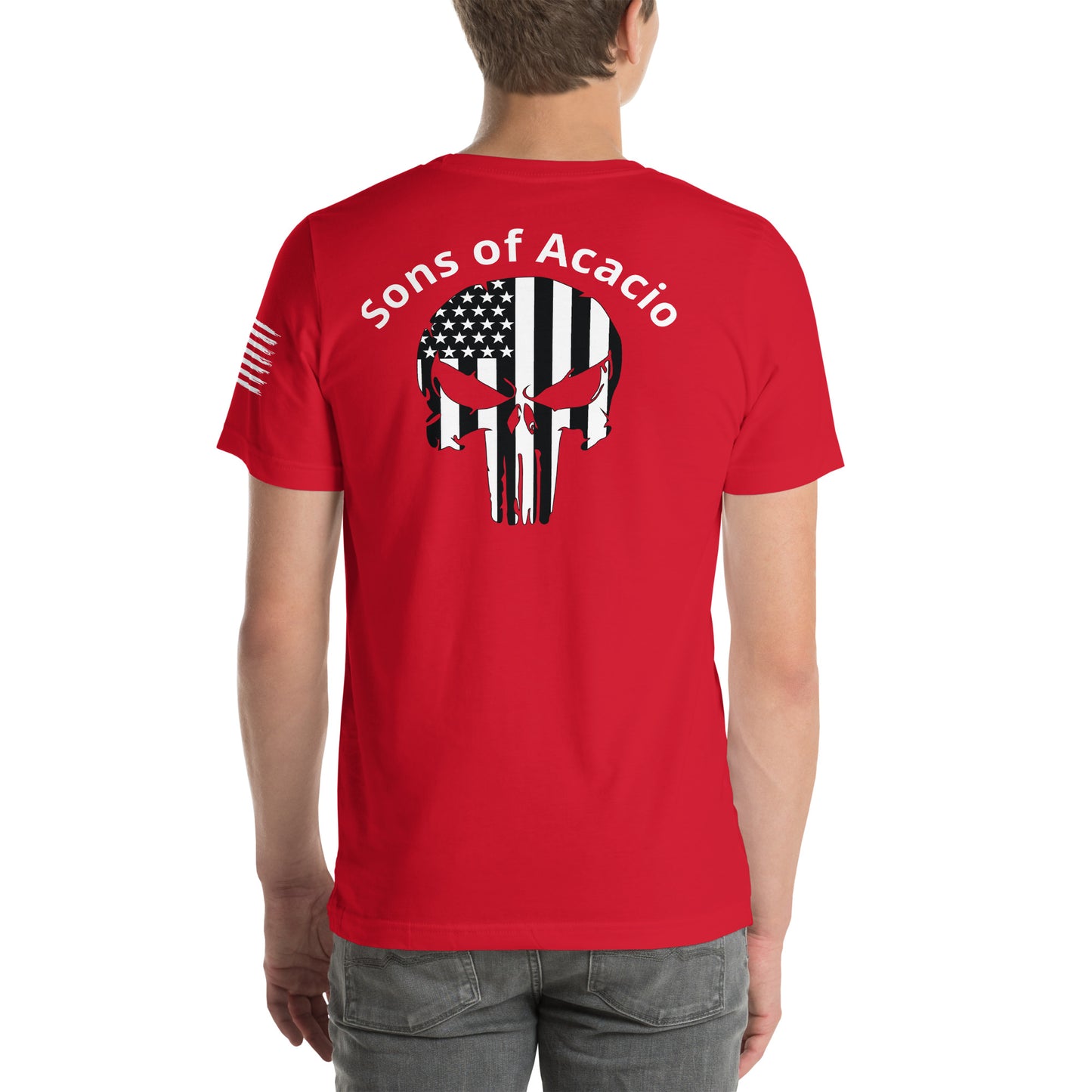 SOA American Flag Skull t-shirt