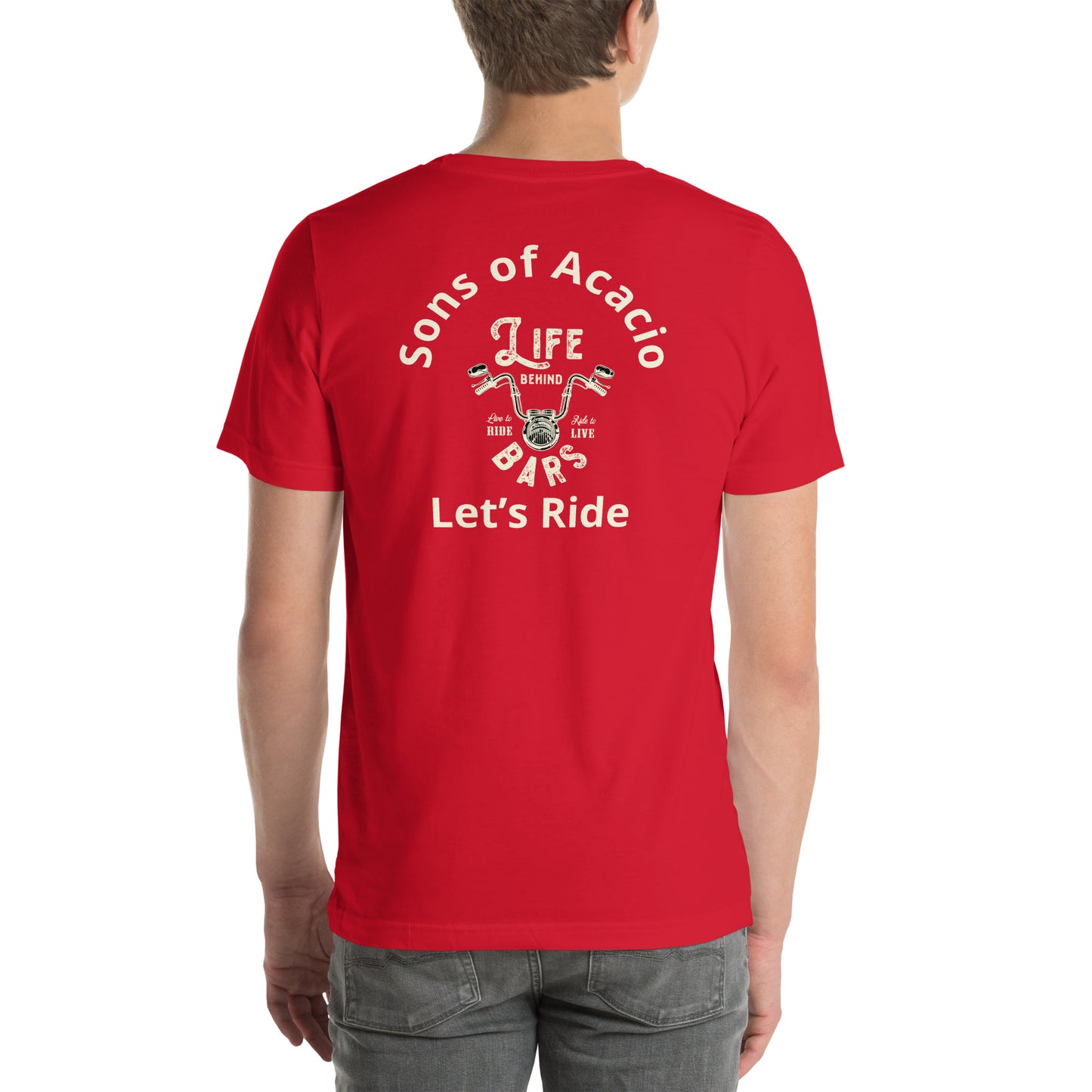 SOA Life behind bars back Unisex t-shirt