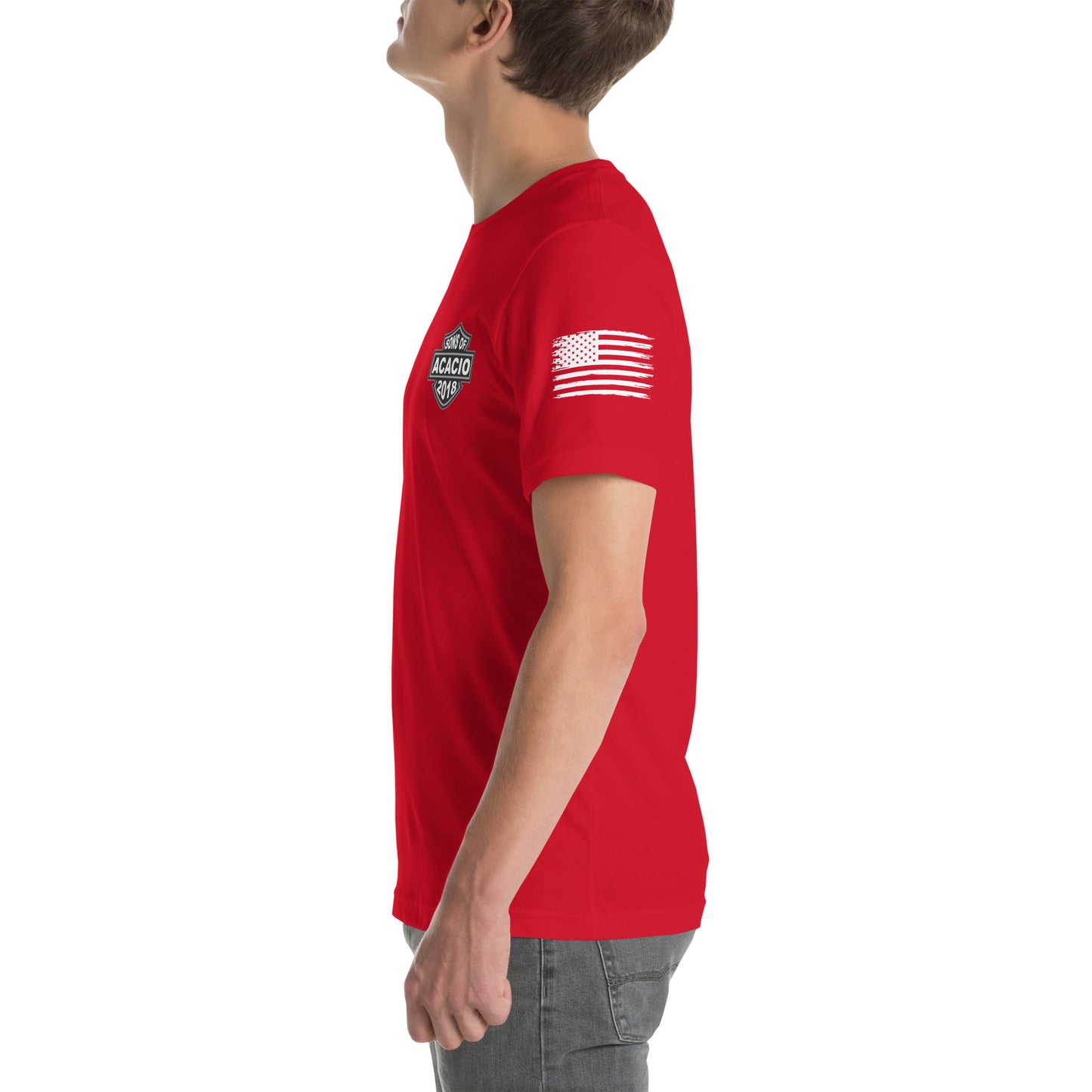 SOA American Flag Skull t-shirt
