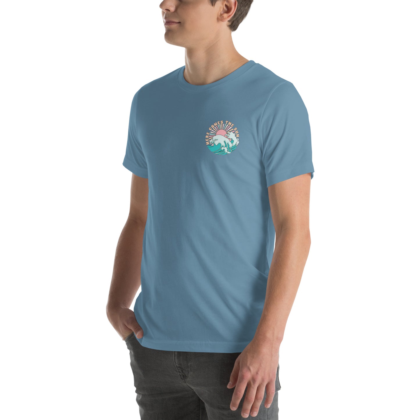 Hideaway here comes the sun men’s t-shirt