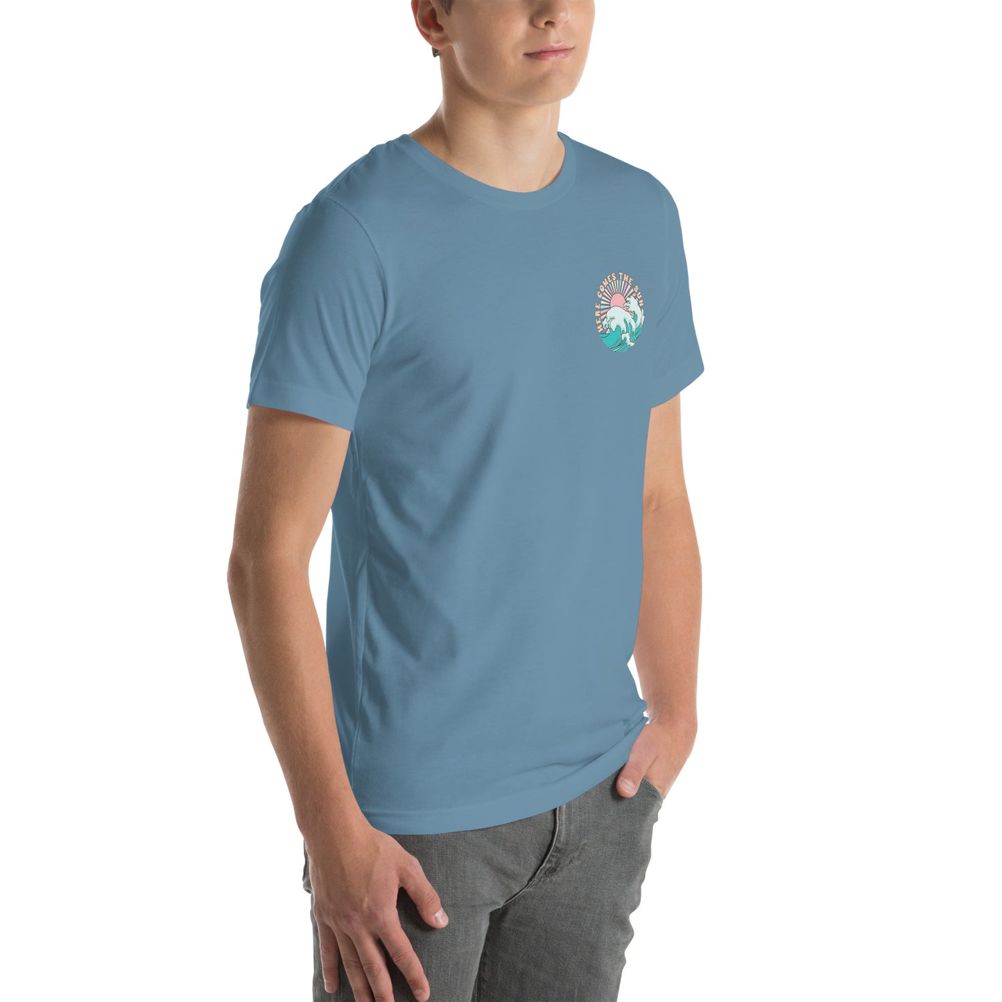 Hideaway here comes the sun men’s t-shirt