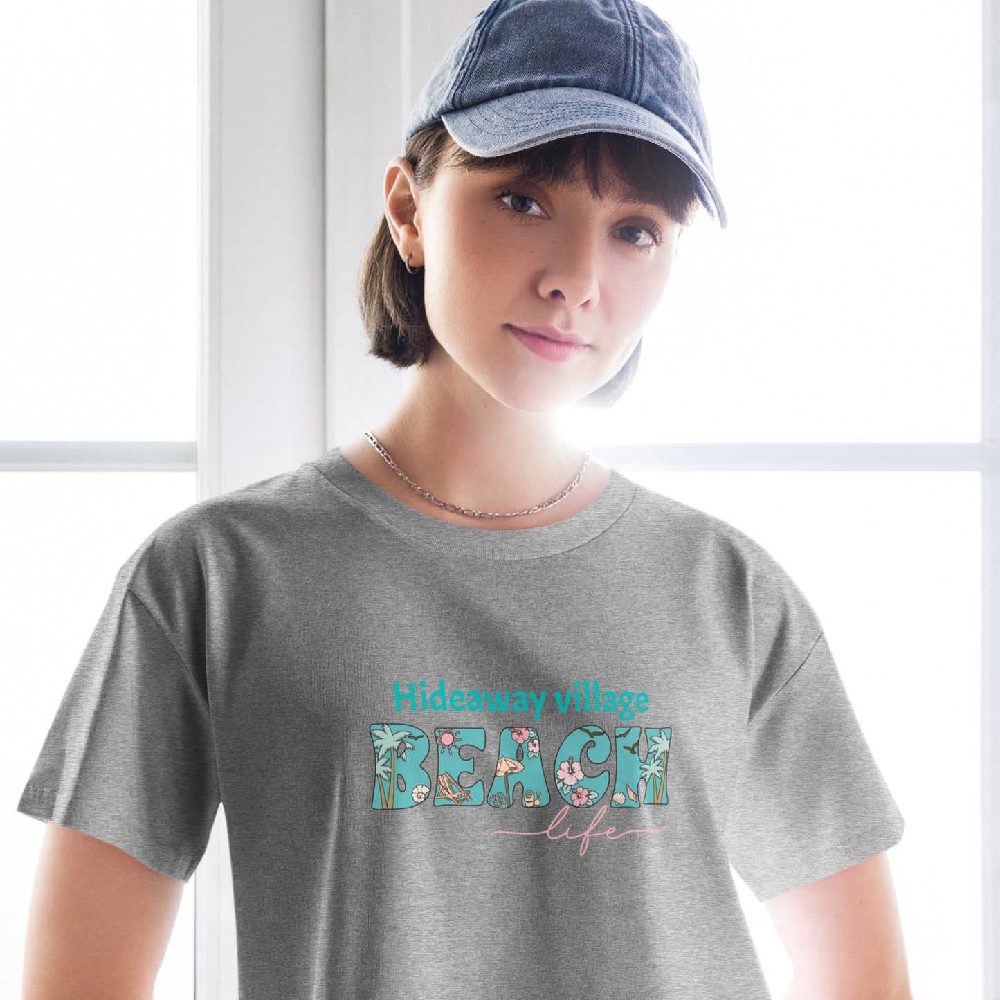 Hideaway Village Beach Life crop top