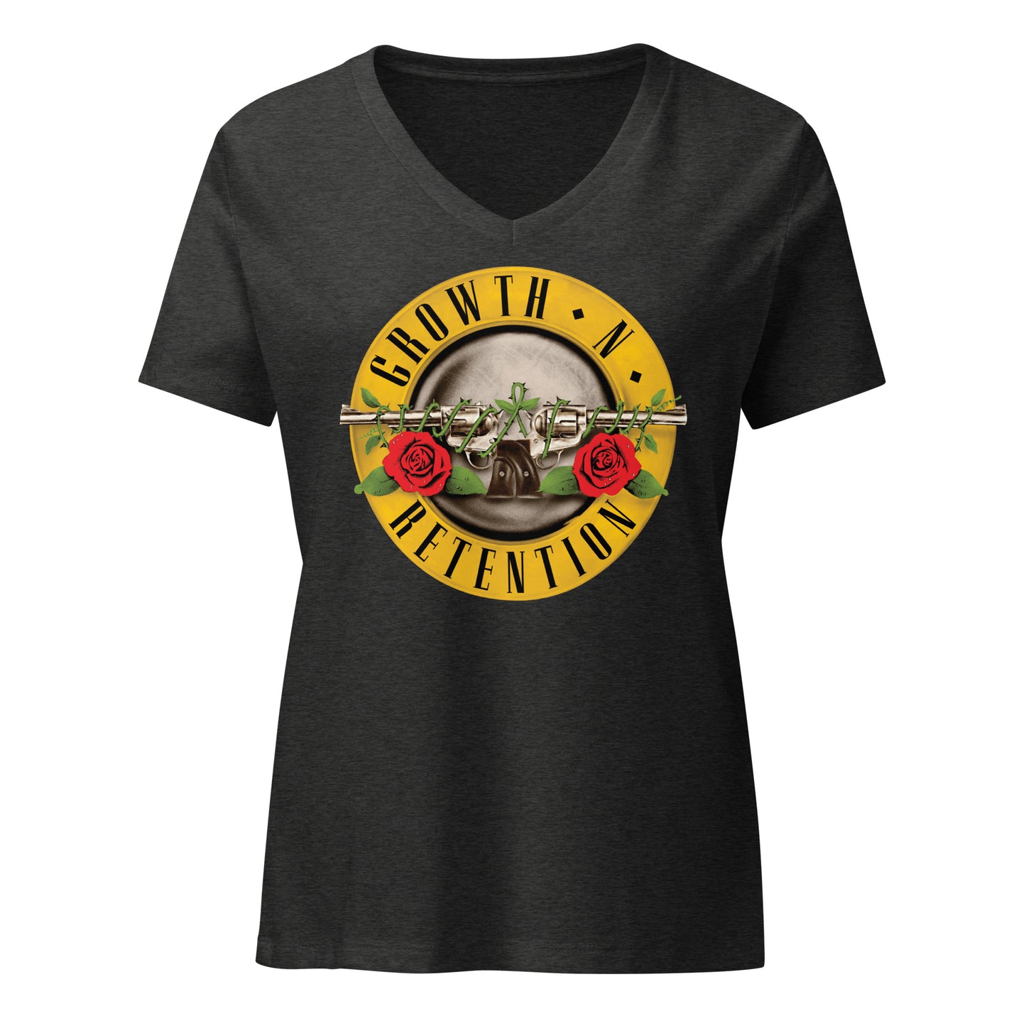 Growth n Retention women’s v-neck t-shirt