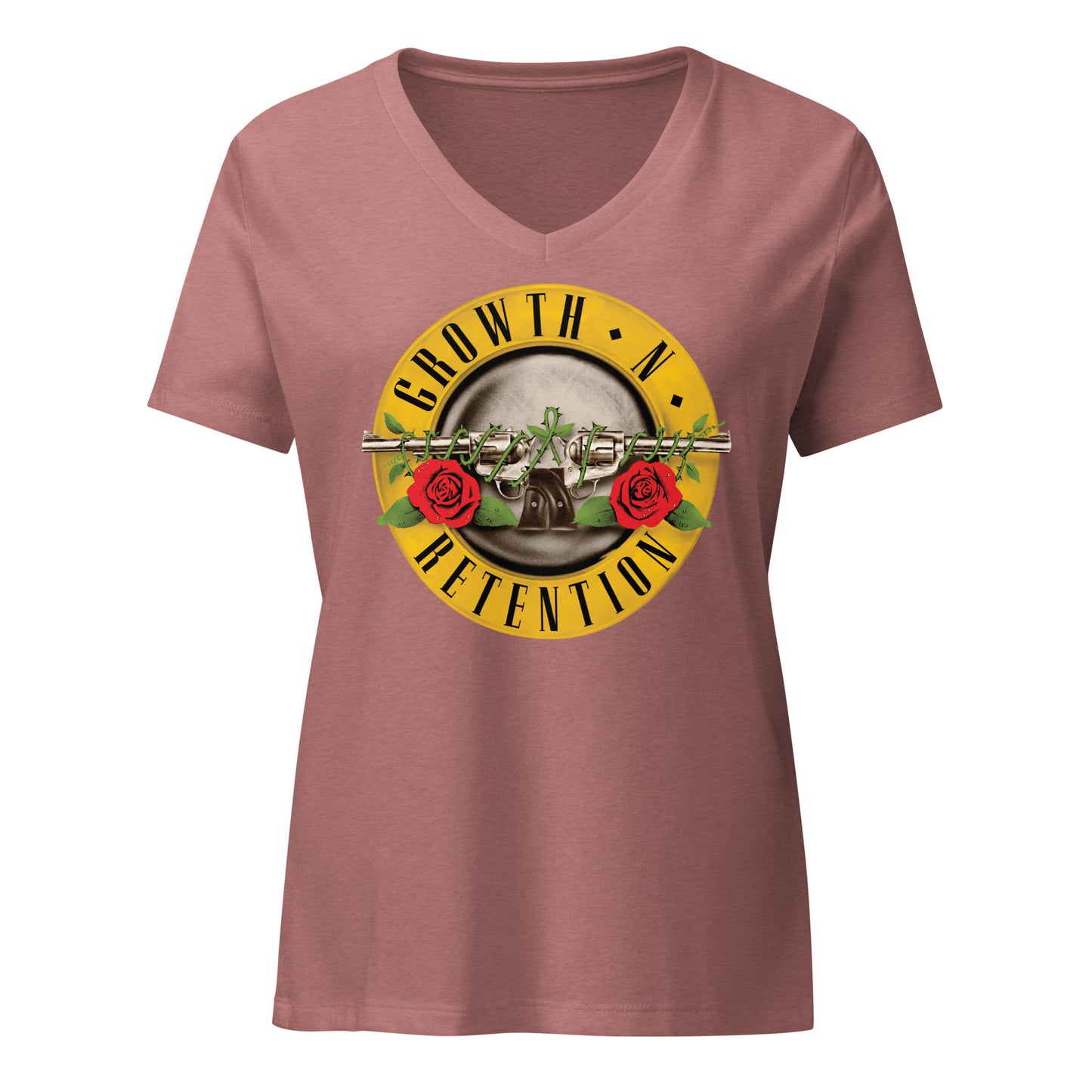Growth n Retention women’s v-neck t-shirt