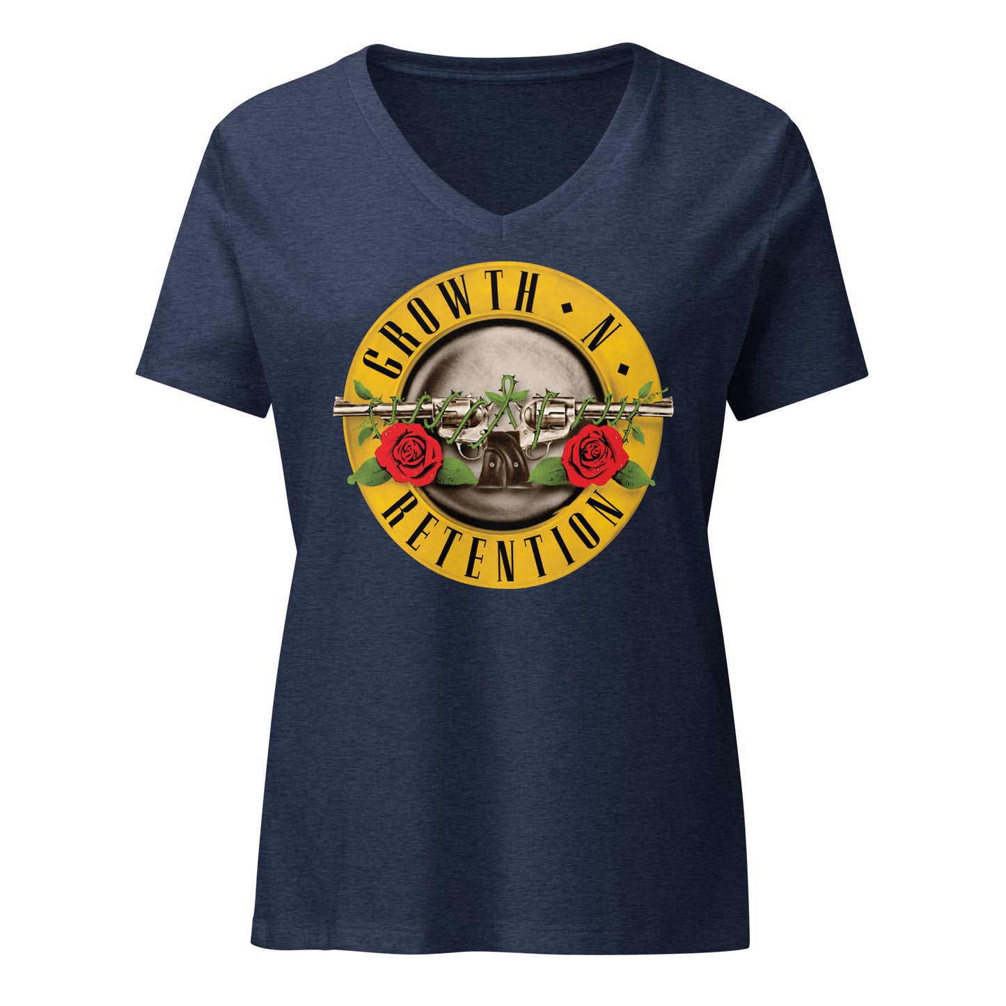 Growth n Retention women’s v-neck t-shirt
