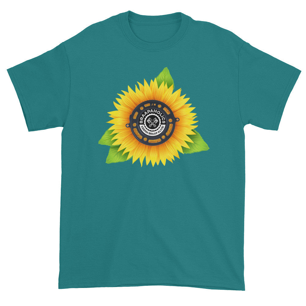 Short sleeve t-shirt. Sunflower