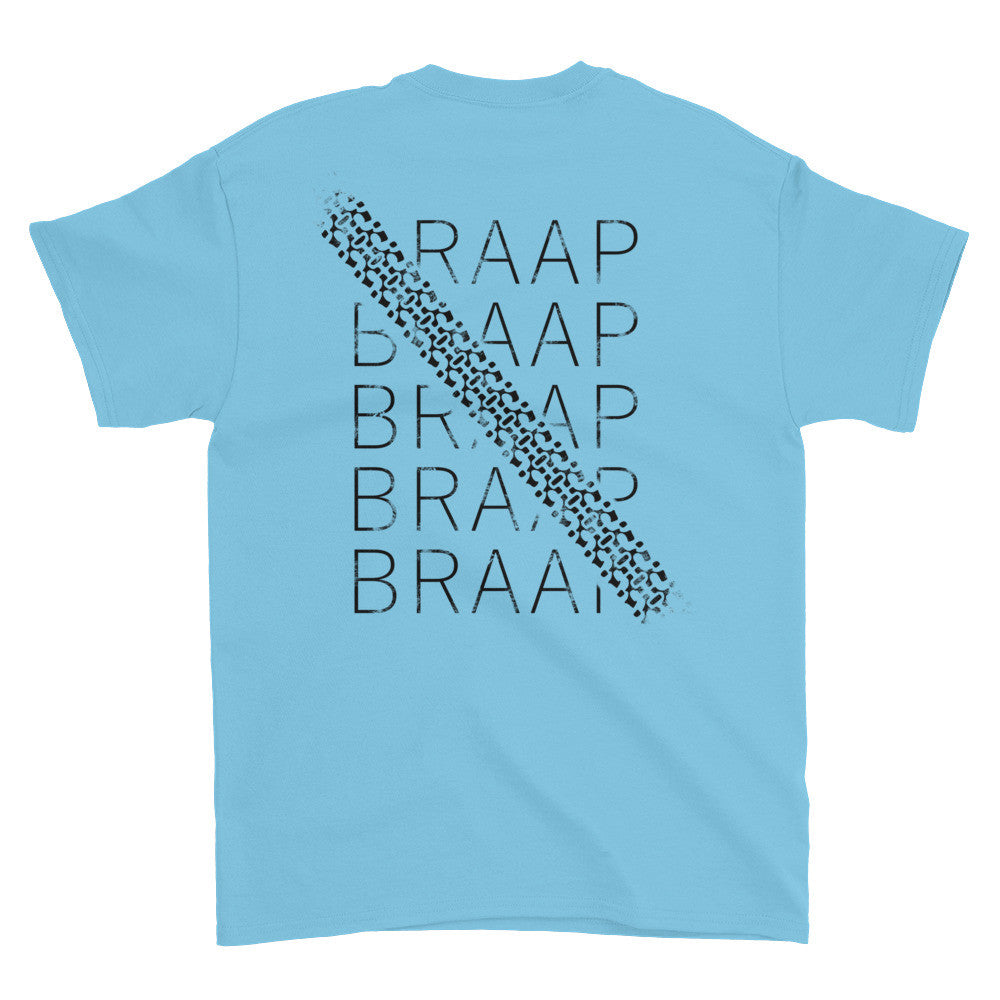 Short sleeve t-shirt (with braap braap braap on back)