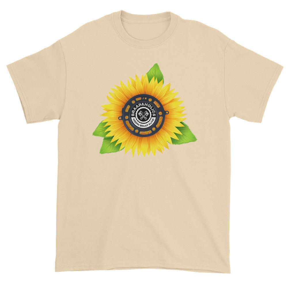 Short sleeve t-shirt. Sunflower