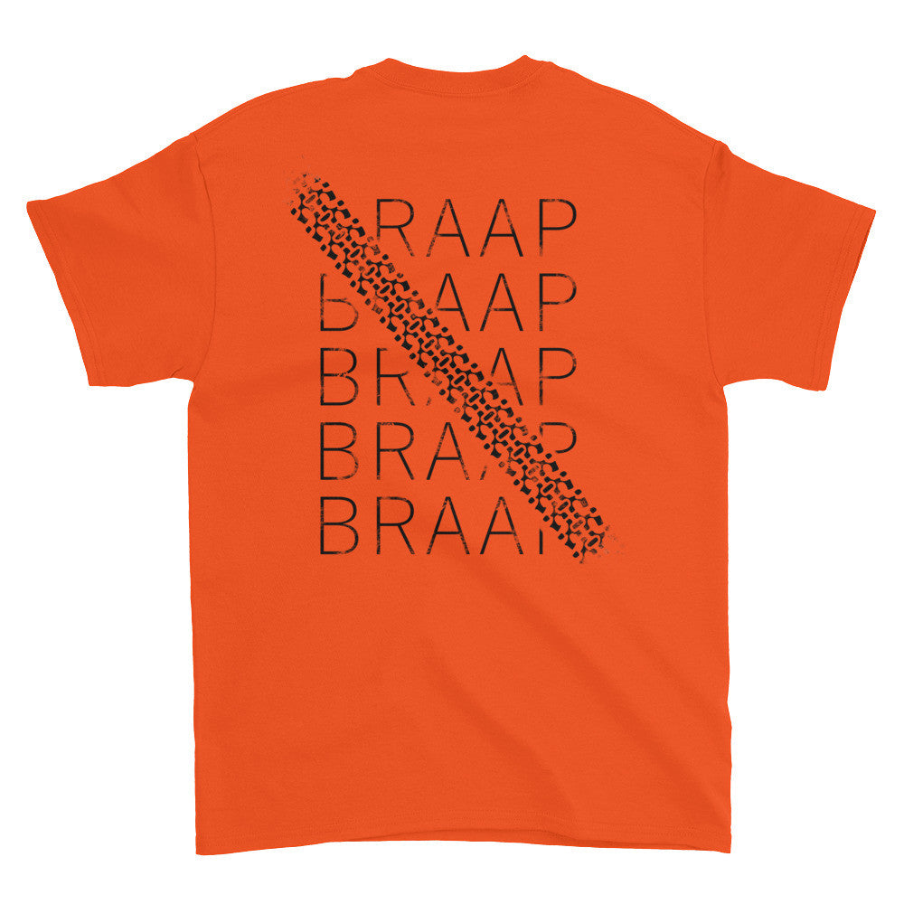 Short sleeve t-shirt (with braap braap braap on back)