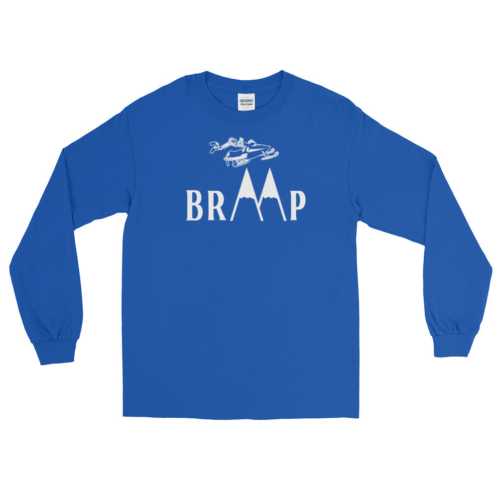 Long Sleeve snowmobile Braap T-Shirt