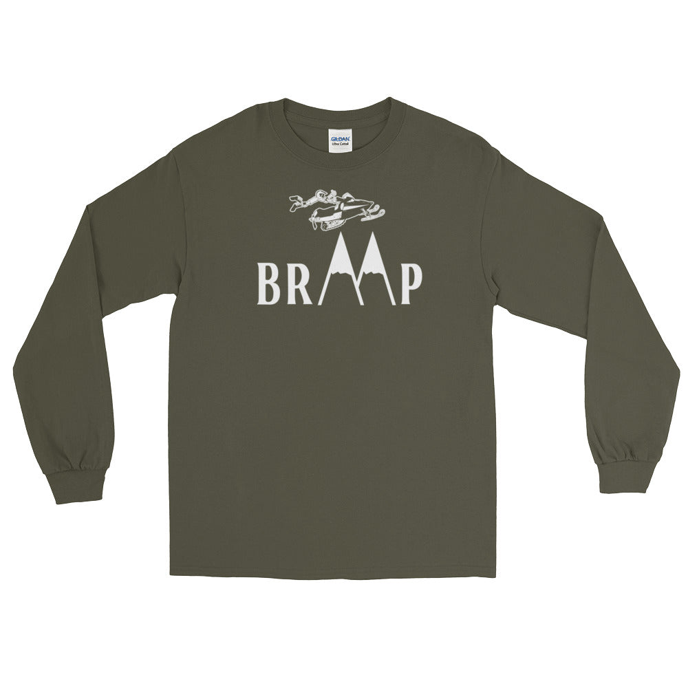 Long Sleeve snowmobile Braap T-Shirt