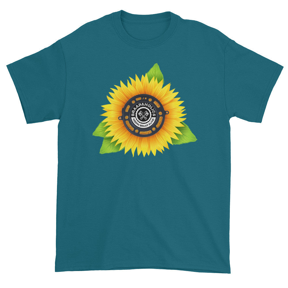 Short sleeve t-shirt. Sunflower