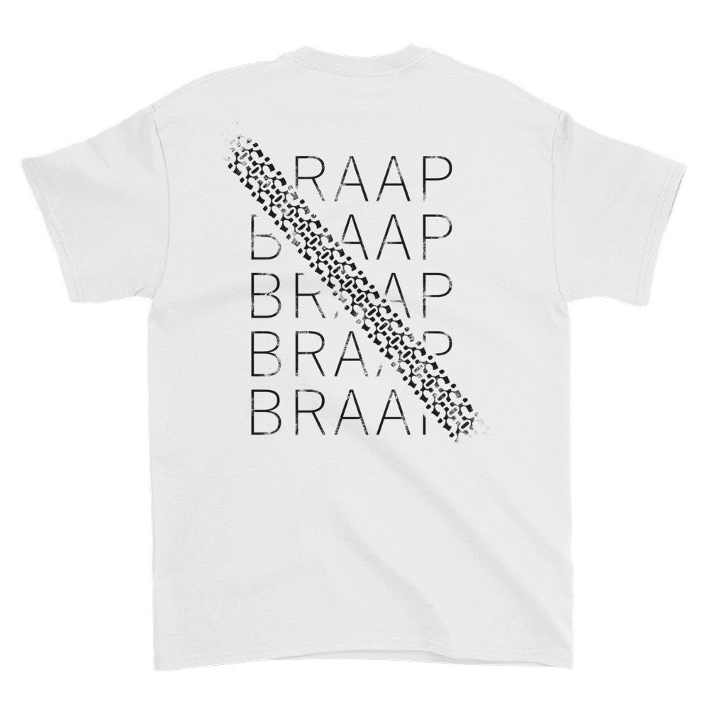 Short sleeve t-shirt (with braap braap braap on back)