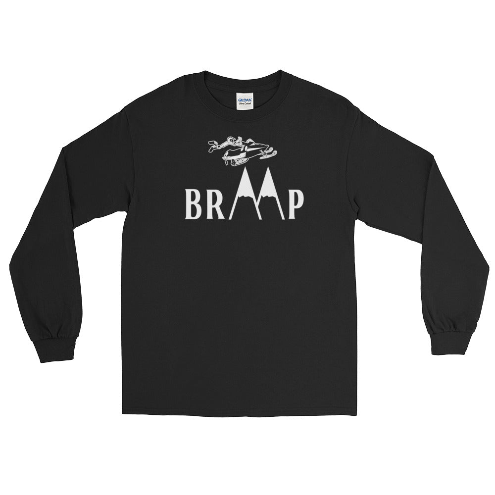 Long Sleeve snowmobile Braap T-Shirt
