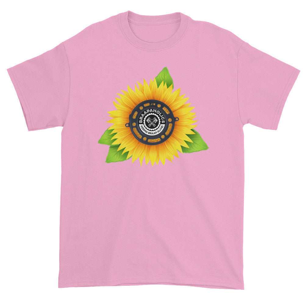 Short sleeve t-shirt. Sunflower