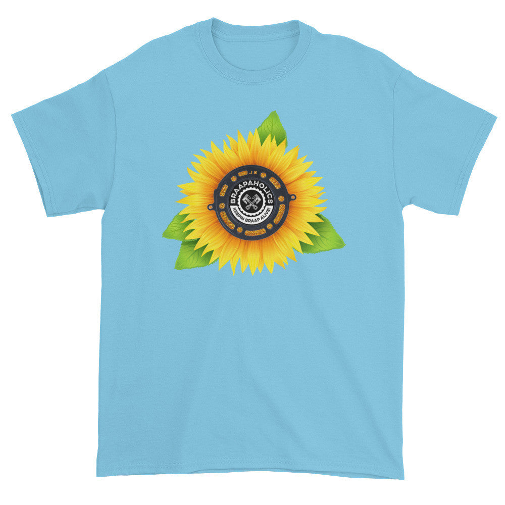 Short sleeve t-shirt. Sunflower