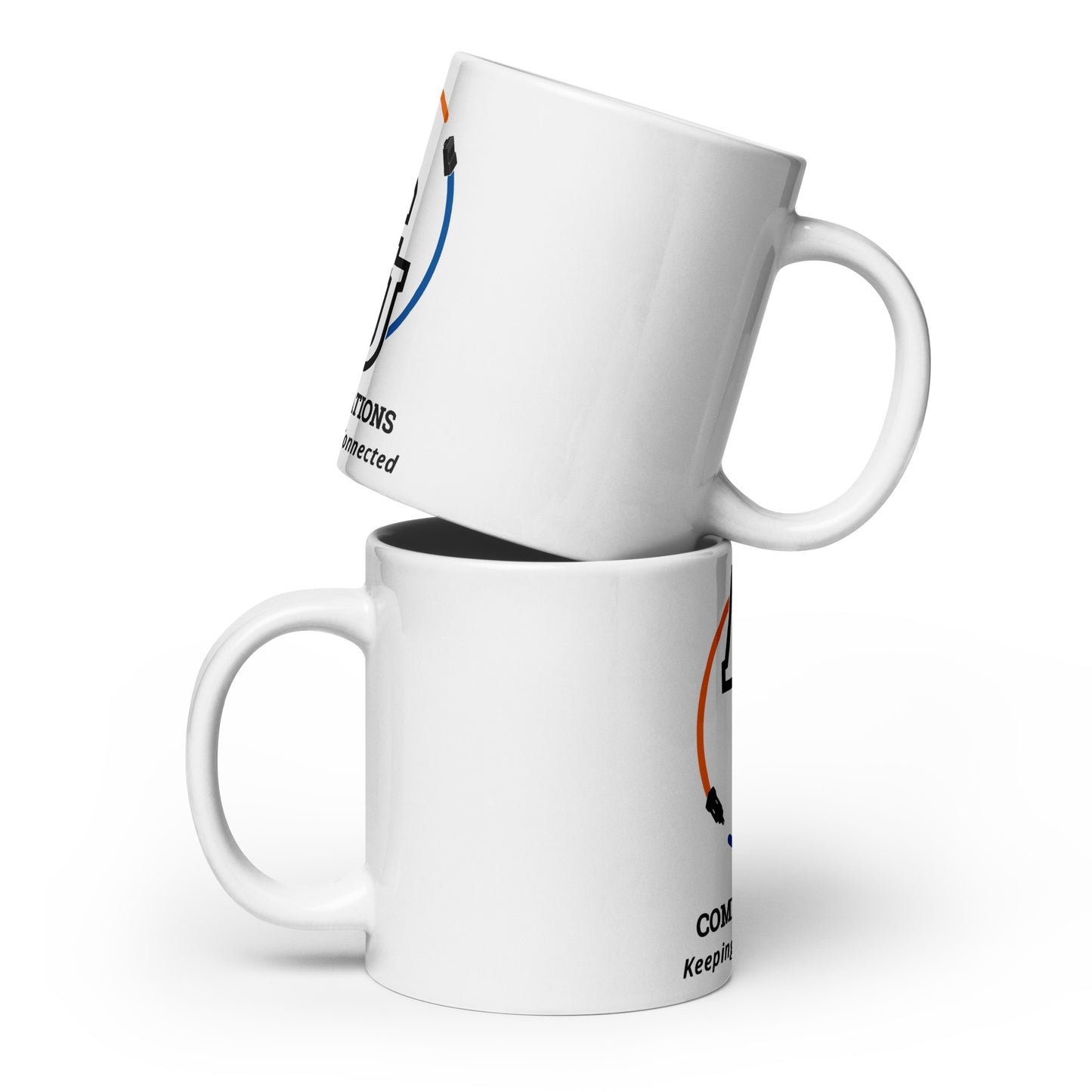 ACJ White glossy mug