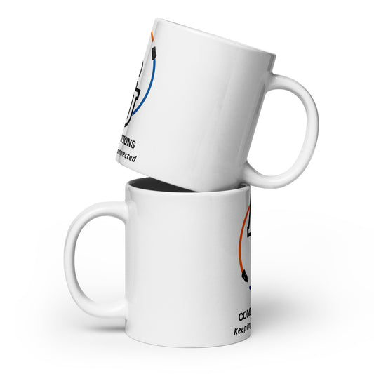 ACJ White glossy mug