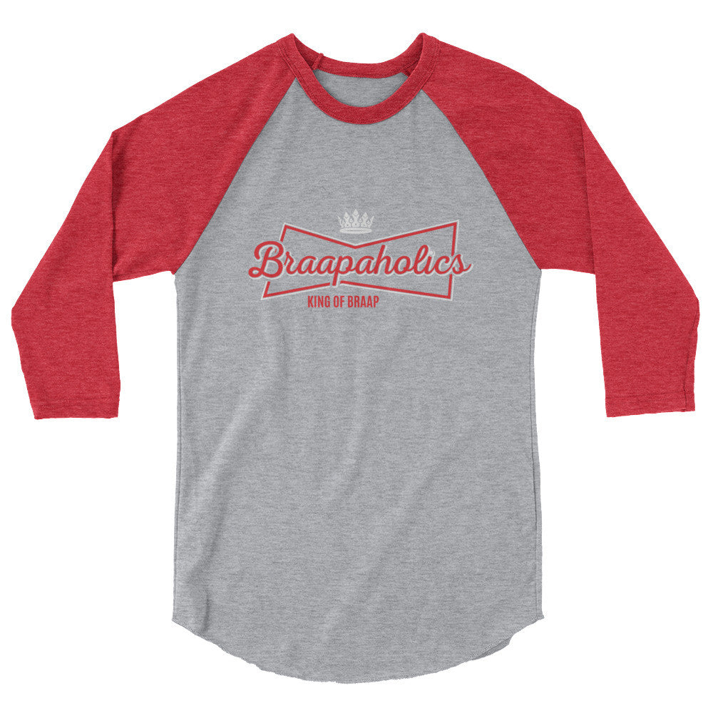 Beer braap 3/4 sleeve raglan shirt