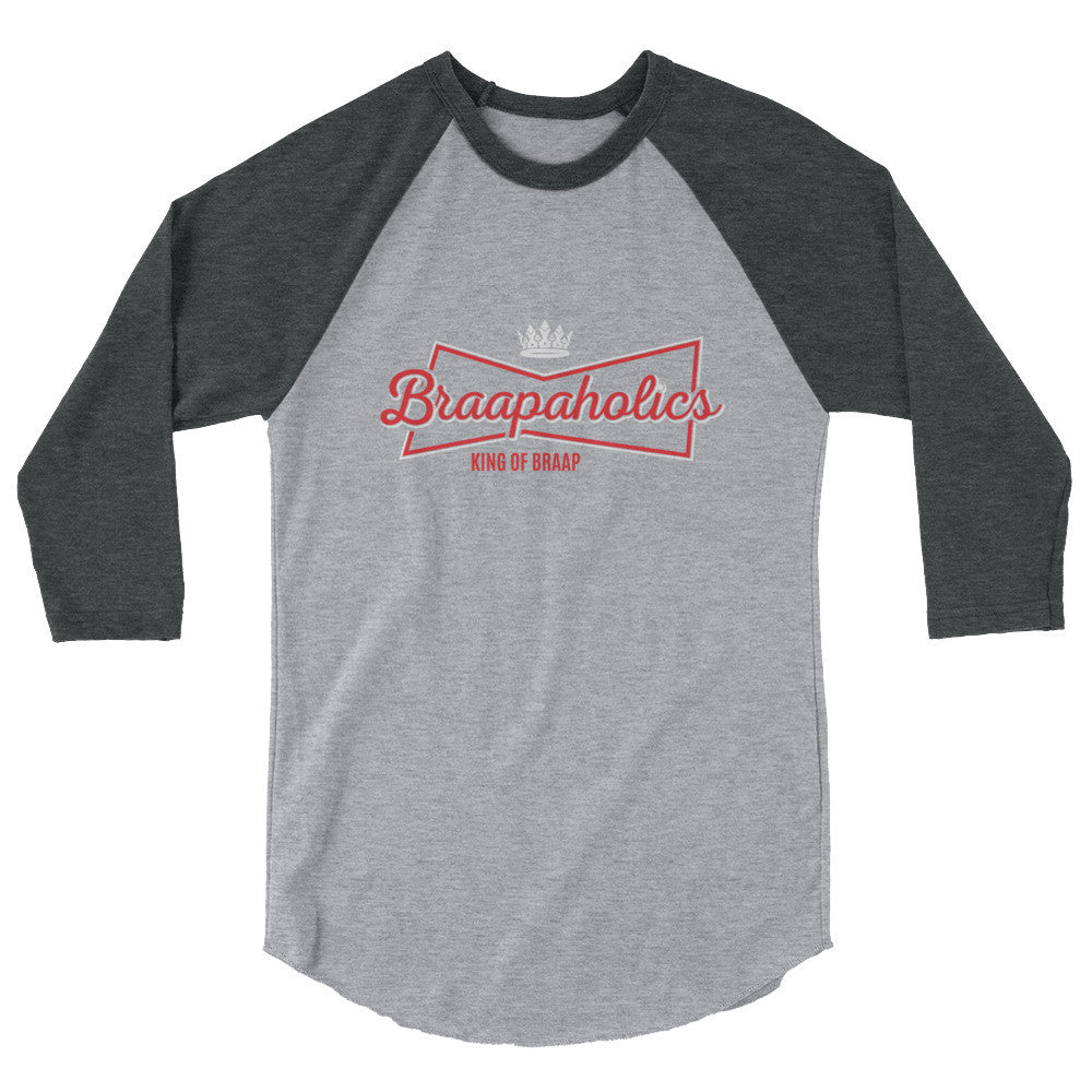 Beer braap 3/4 sleeve raglan shirt